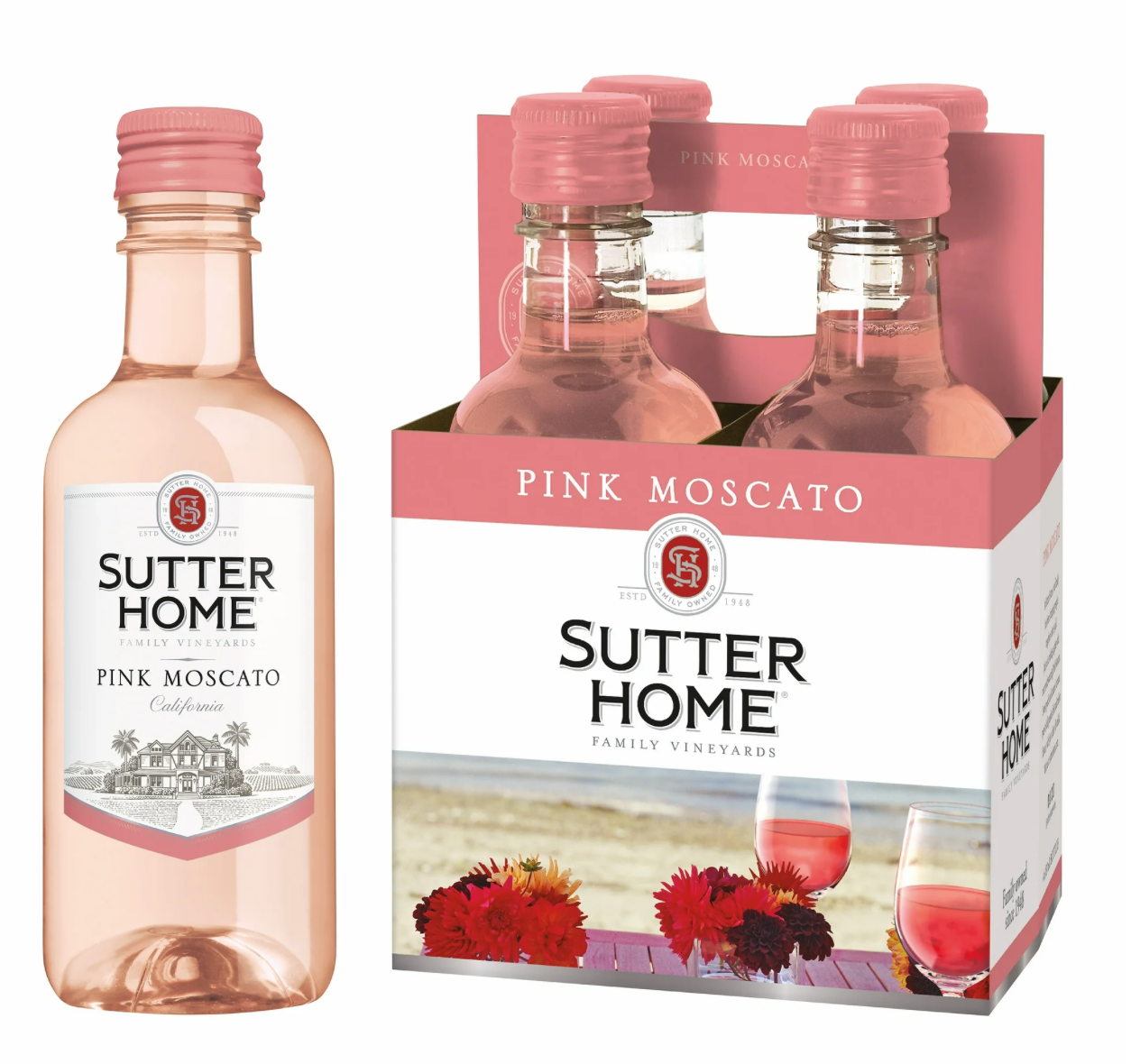 Sutter Home Rose 4 Pack 187 ml