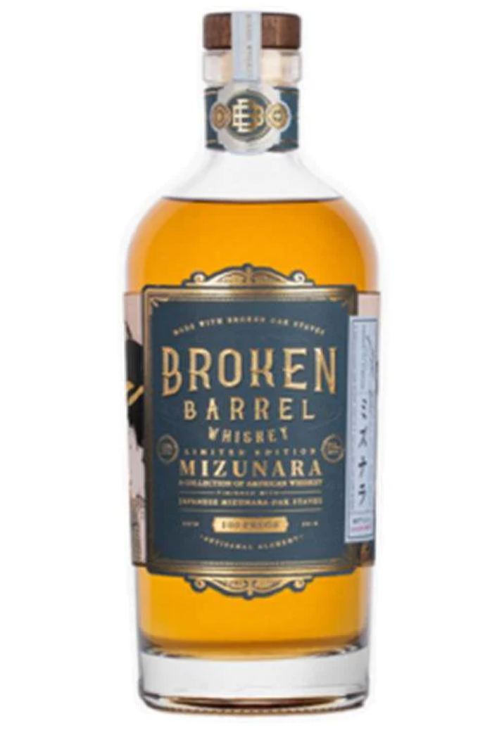 Broken Barrel Mizunara Stave Finished American Whiskey 750mL