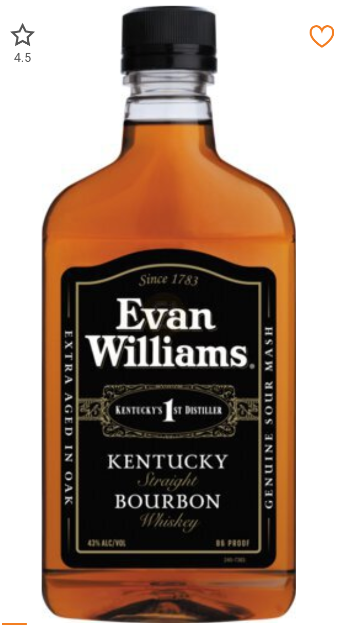 Evan Williams Extra Aged 375 ml