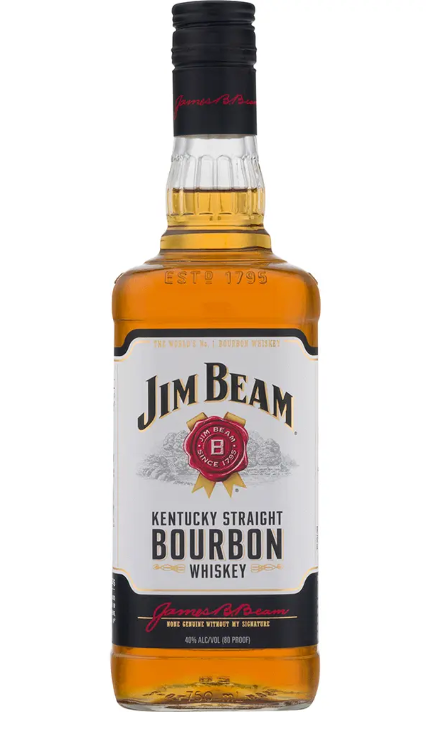 Jim Beam Bourbon Whiskey 750 ml