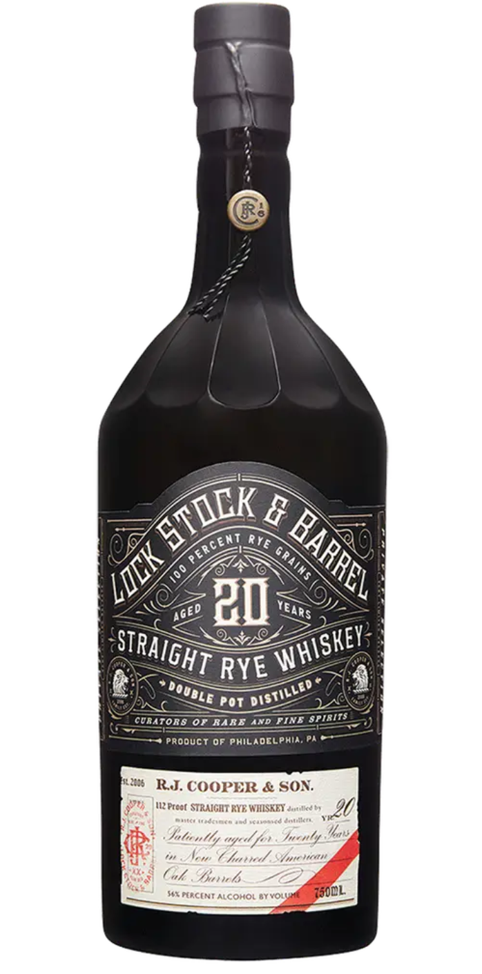 Lock Stock & Barrel 20 Year Straight Rye Whiskey