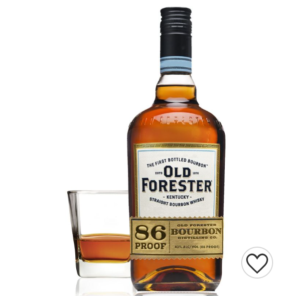 Old Forester 86 Proof Kentucky Straight Bourbon Whiskey 750ml Bottle