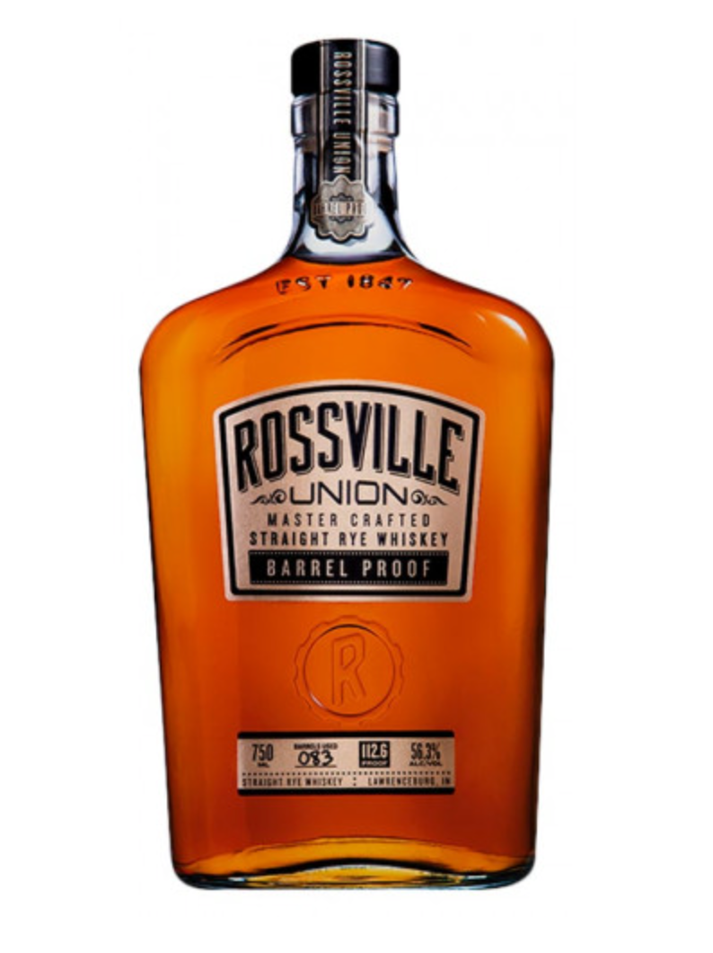 Rossville Barrel Proof Straight Rye Whiskey 750 ml