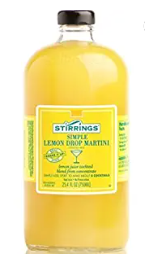 Stirrings Simple Lemon Drop Cocktail Mix 750 ml