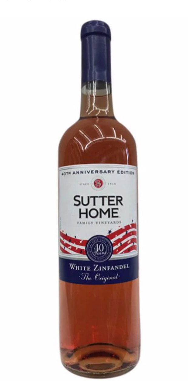 Sutter Home Anniversary Edition White Zinfandel 750 ml