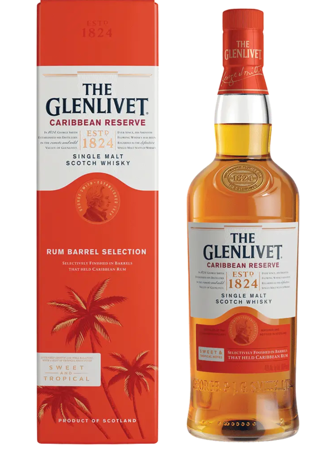 The Glenlivet Caribbean Reserve 750ml Bottle