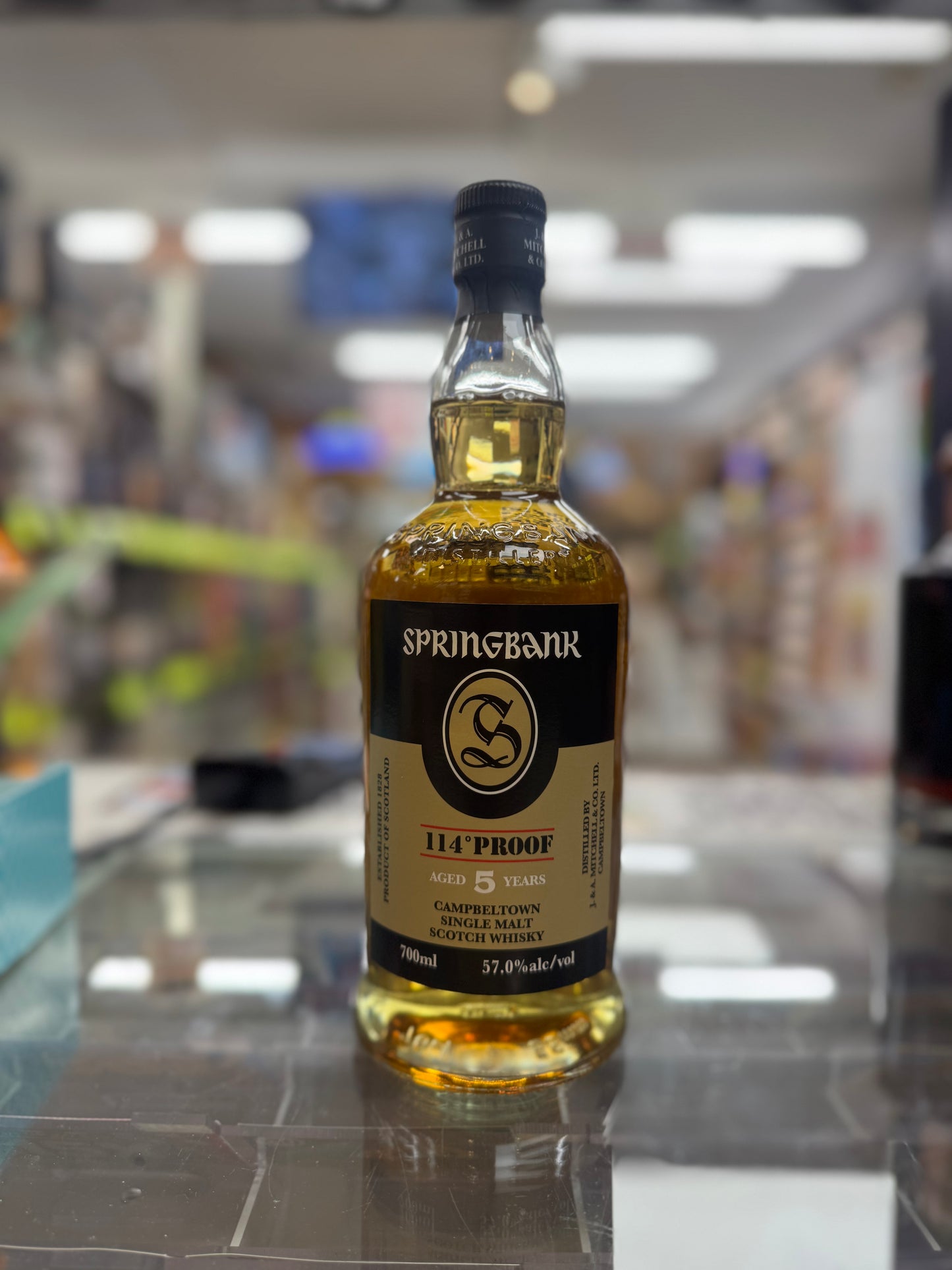 Springbank 5 Year Single Malt Scotch Whiskey 114 Proof