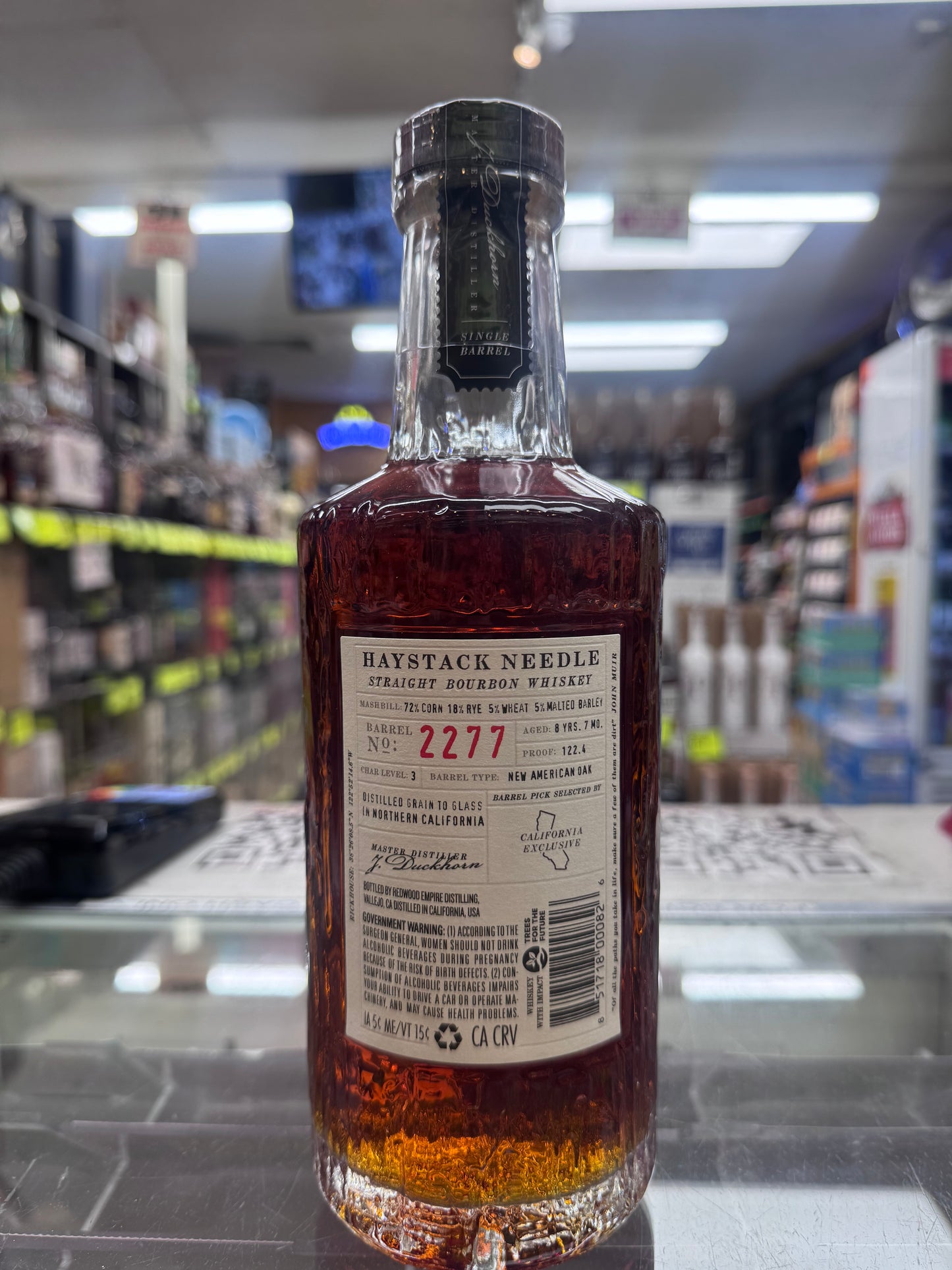 Redwood Empire Haystack Needle Single Barrel Bourbon Whiskey 750mL