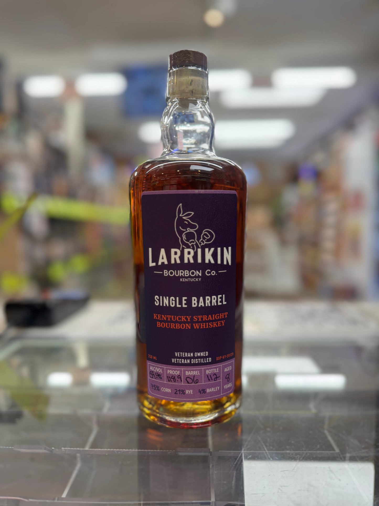 Larrikin Single Barrel Kentucky Straight Bourbon Whiskey 118.9 Proof