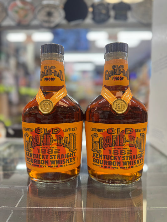 Old Grand Dad Kentucky Bourbon Whiskey 100 Proof High Rye Mashbill