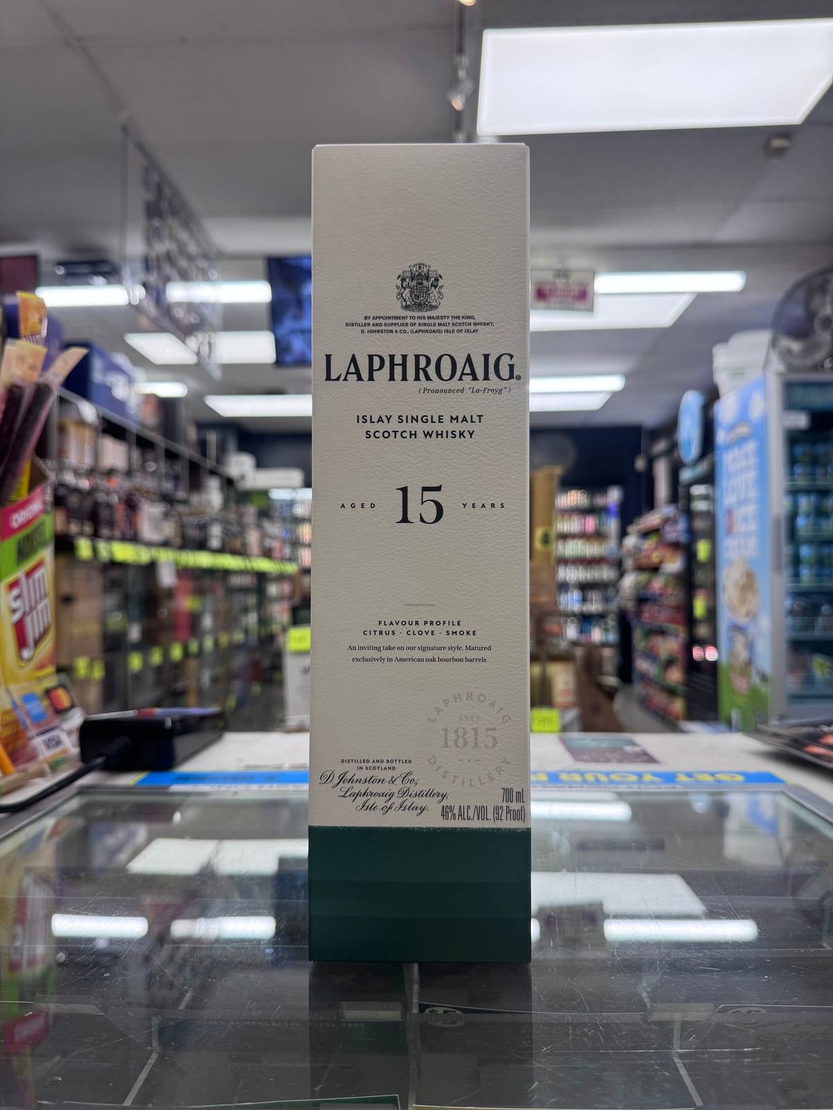 Laphroaig 15 Year Islay Single Malt Scotch Whisky 700ml