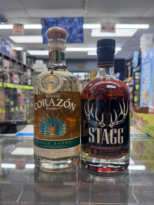 Corazón Single Barrel Reposado (Buffalo Trace) + Stagg Bourbon 26B