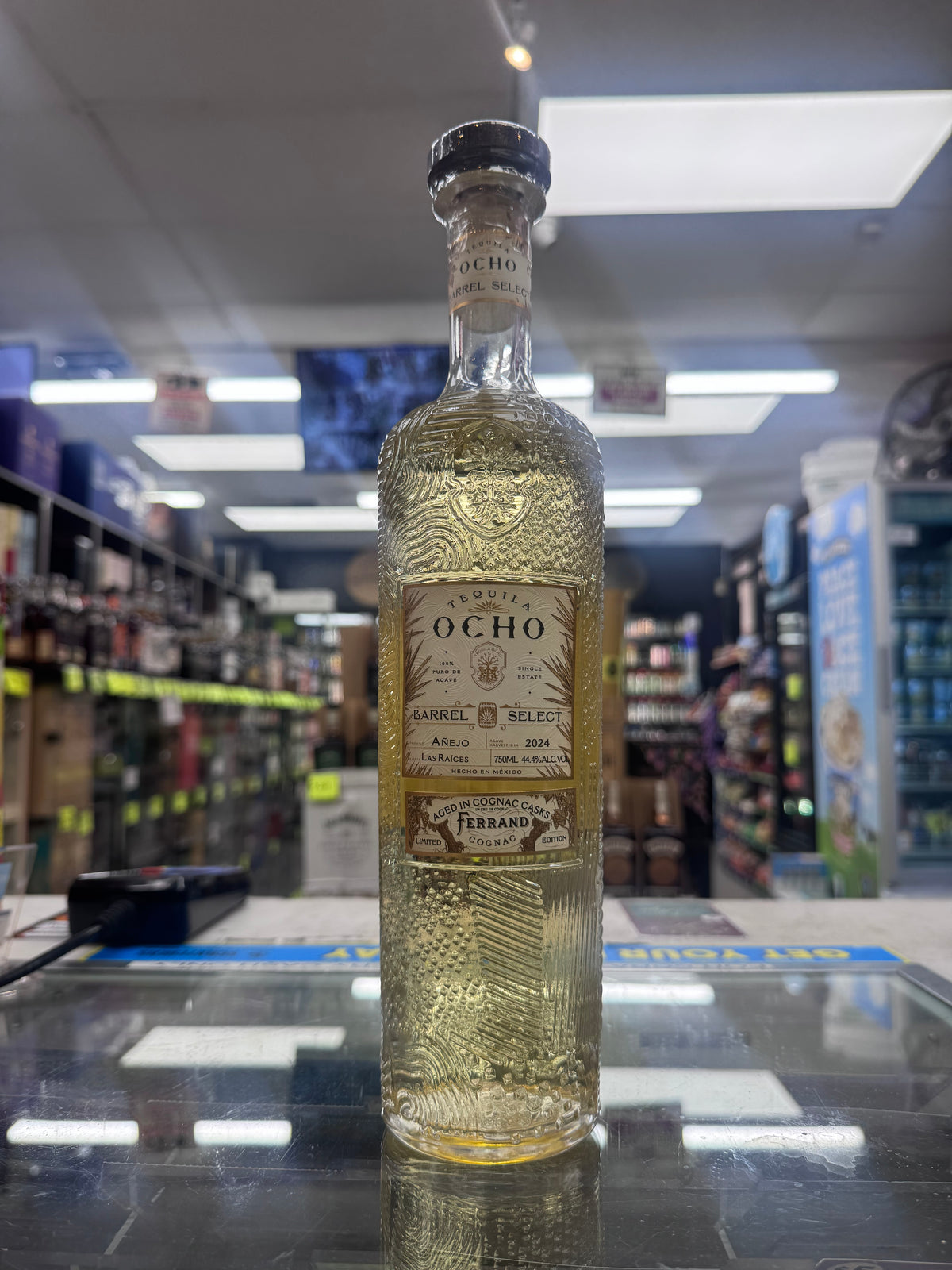 Tequila Ocho Barrel Select Añejo Las Raíces 2024 Ferrand Cognac Cask Limited Edition 750ml