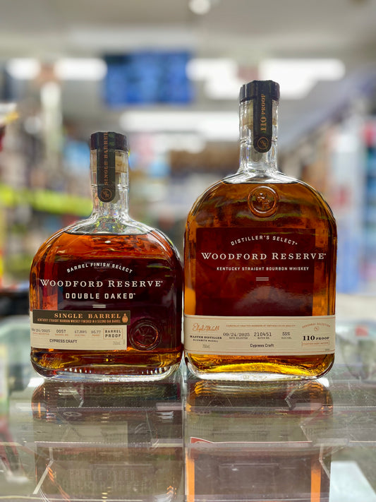 The Dram Code Woodford Special - (Double Oak Barrel Proof + Single Barrel 110 Proof)