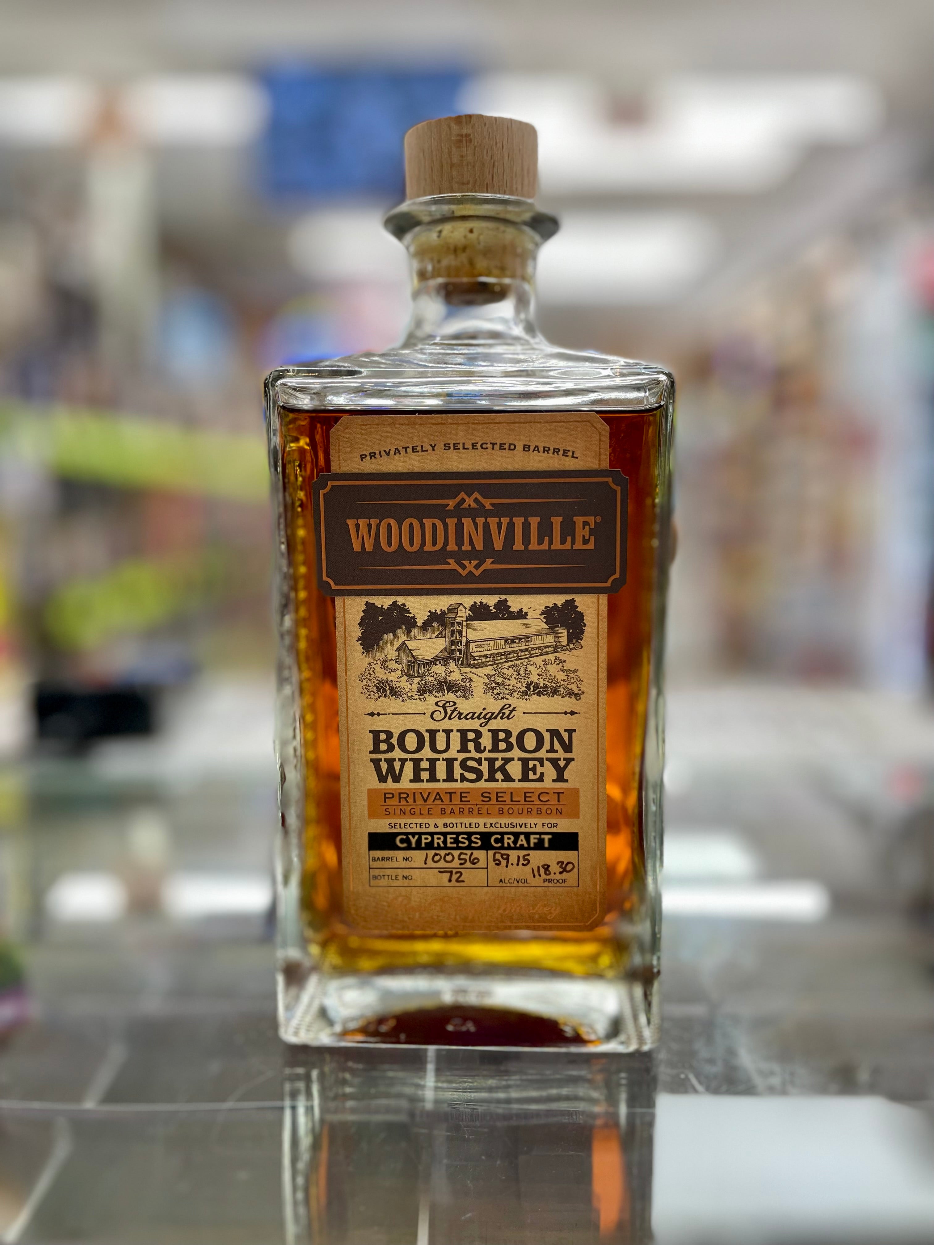 Woodinville Single Barrel Bourbon Whiskey 118.3 Proof 750mL