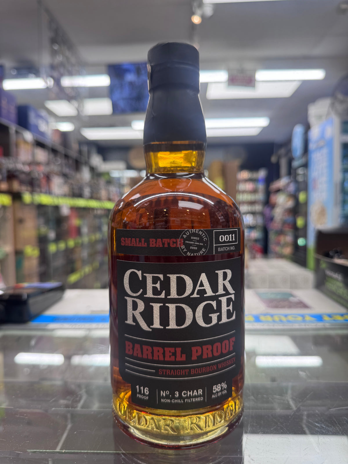 Cedar Ridge Barrel Proof Small Batch Straight Bourbon Whiskey 116 Proof 750ml
