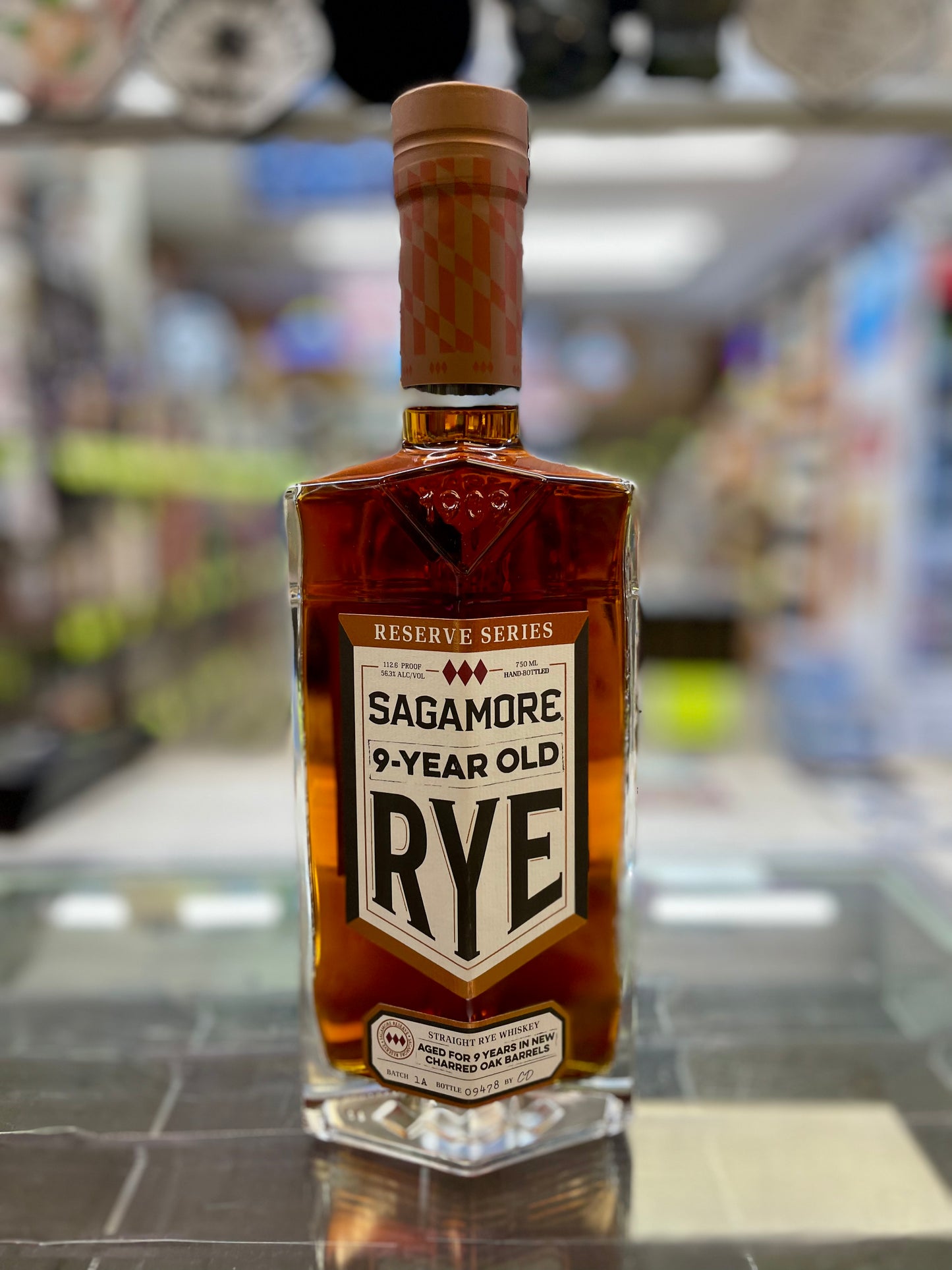 Sagamore 9 Year Rye Whiskey Batch #1A