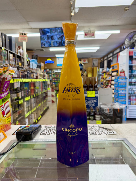 Cincoro Anejo Tequila Los Angeles Lakers Edition