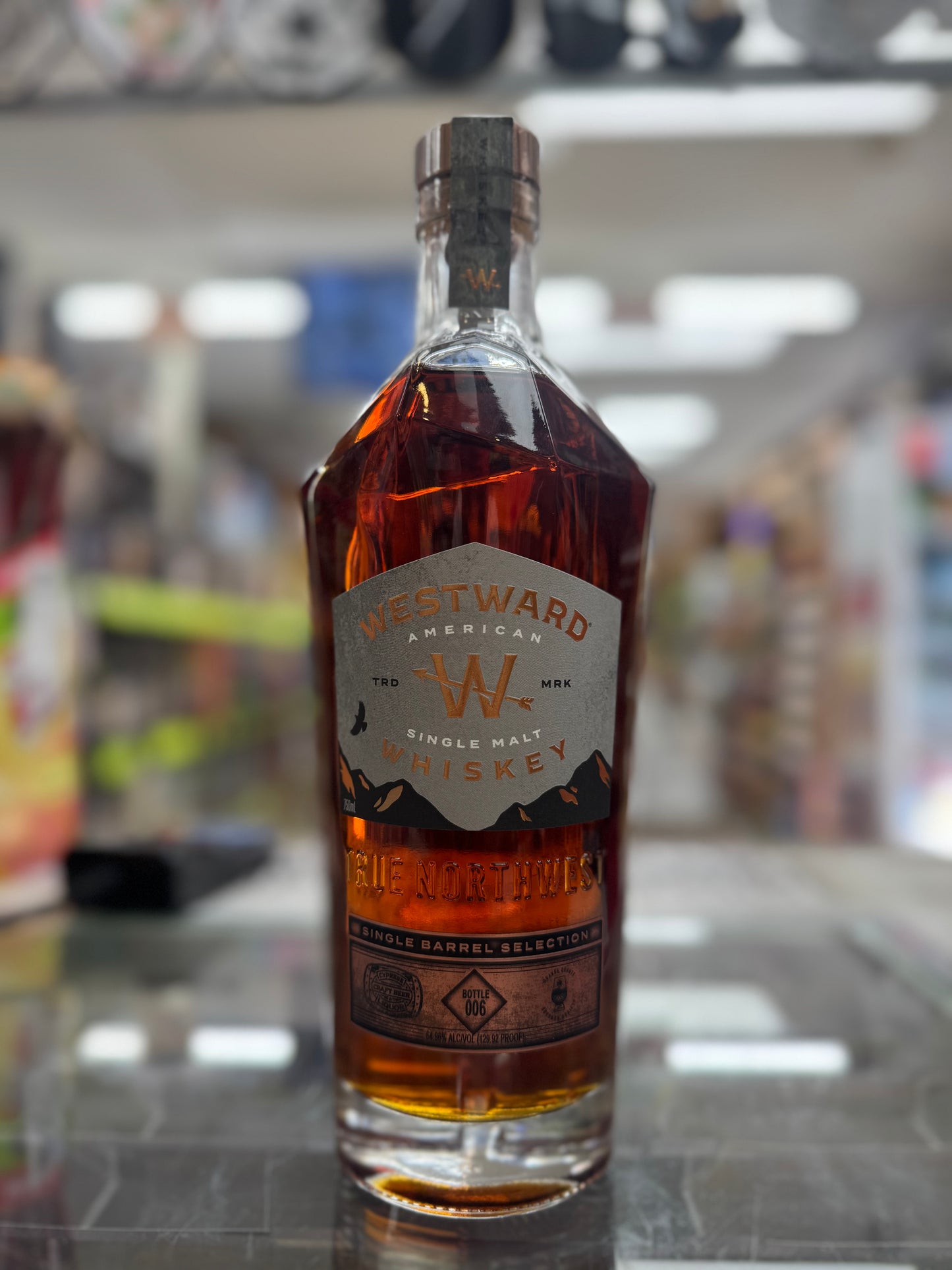 Westward Single Barrel American Single Malt Whiskey “Cypress Craft & OCBS” 129.92 Proof