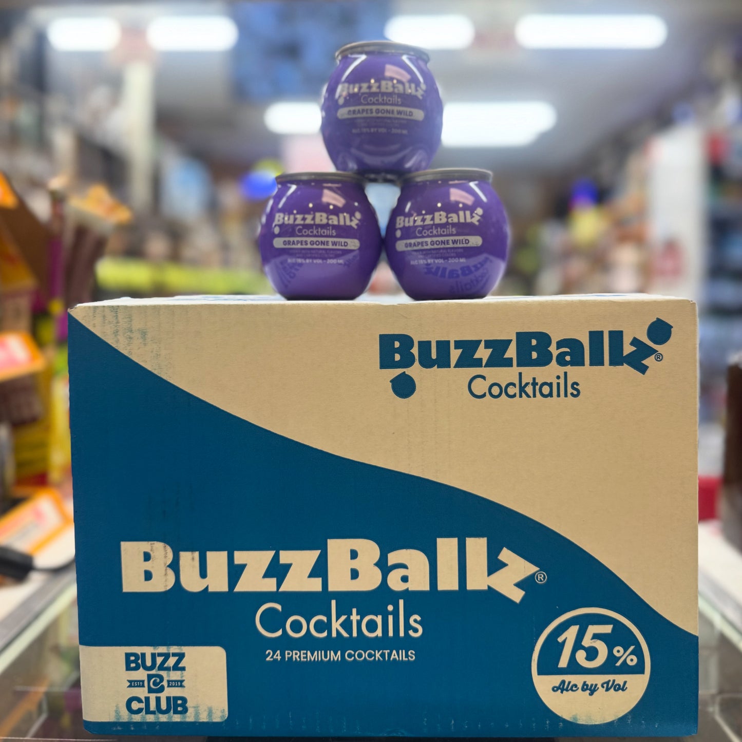 Case Of Buzzballs Grape Gone Wild!