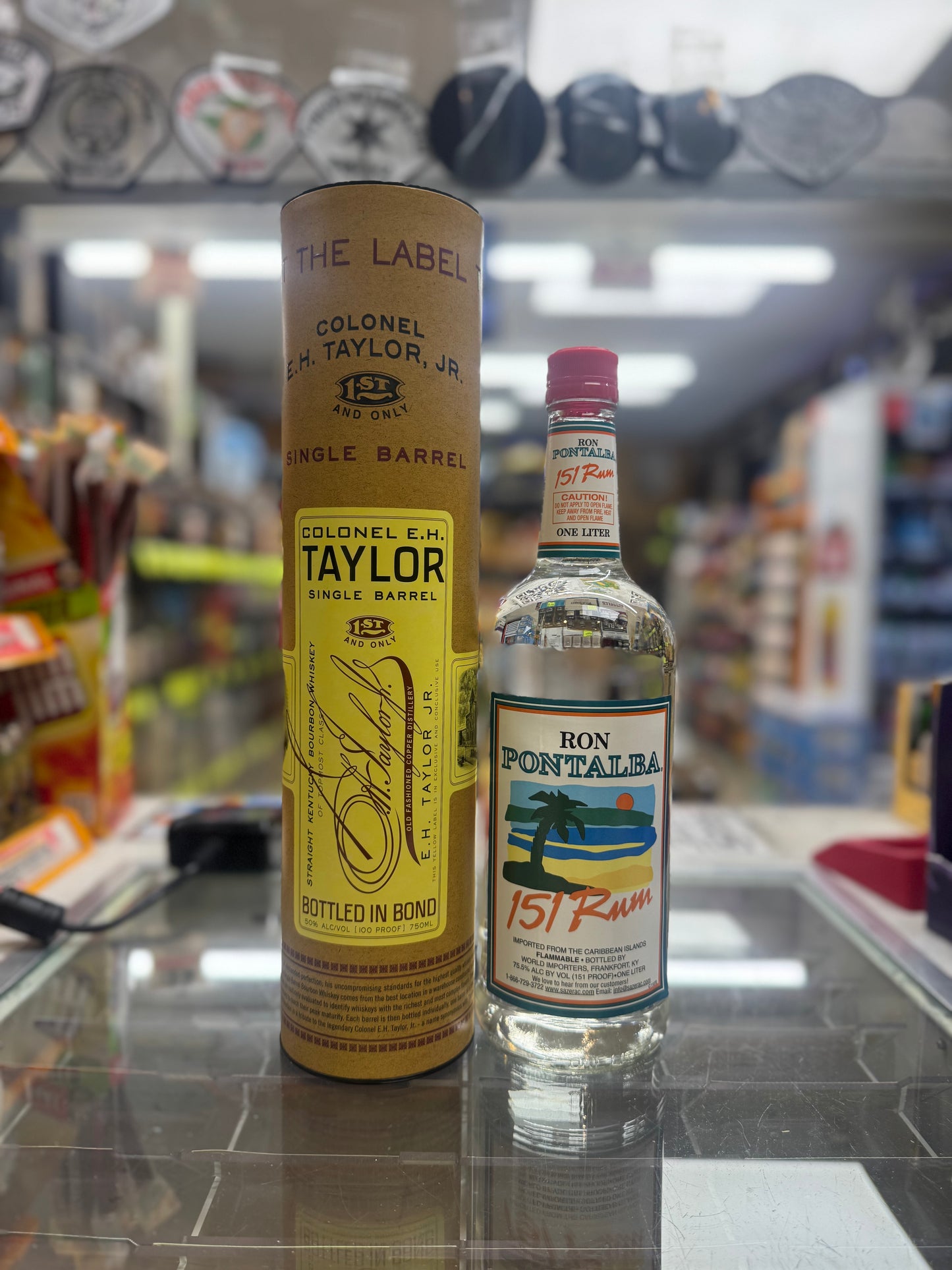 EHT Single Barrel + 151 Rum Ron Pontalba