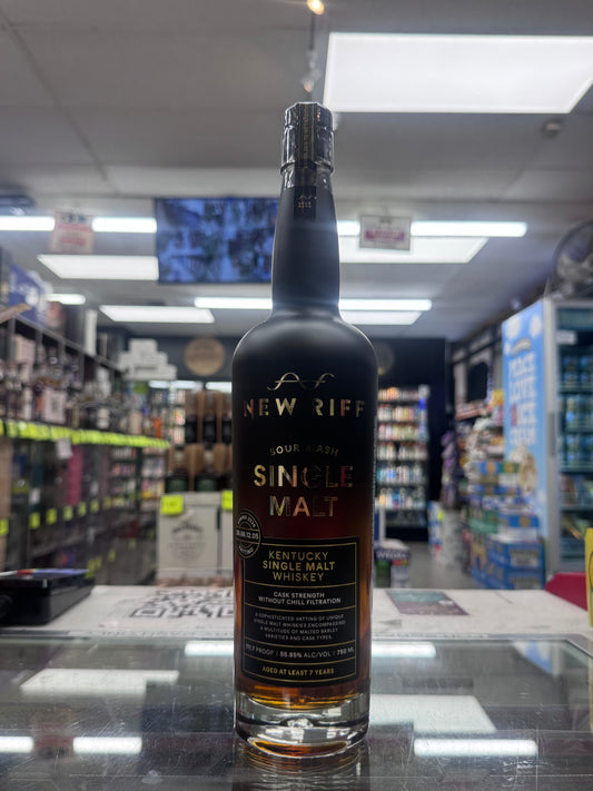 New Riff Sour Mash Kentucky Single Malt 111.7 Proof 750mL