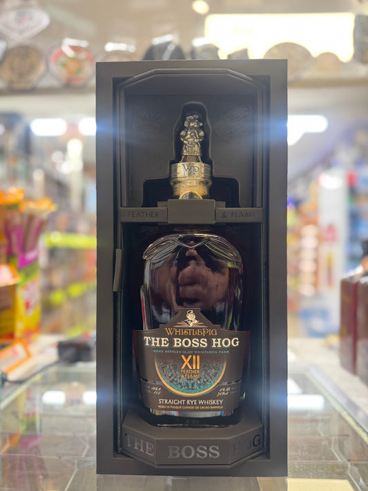 Whistlepig BossHog XII Feather & Flame 115 Proof (Pulque Curado De Cacao Barrels)