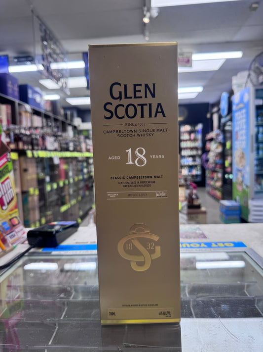 Glen Scotia 18 Year Old Campbeltown Single Malt Scotch Whisky