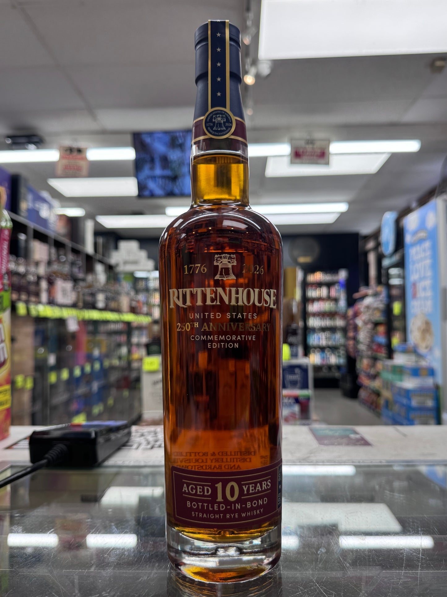 Rittenhouse 250th Anniversary 10 Year Bottled In Bond Rye Whiskey