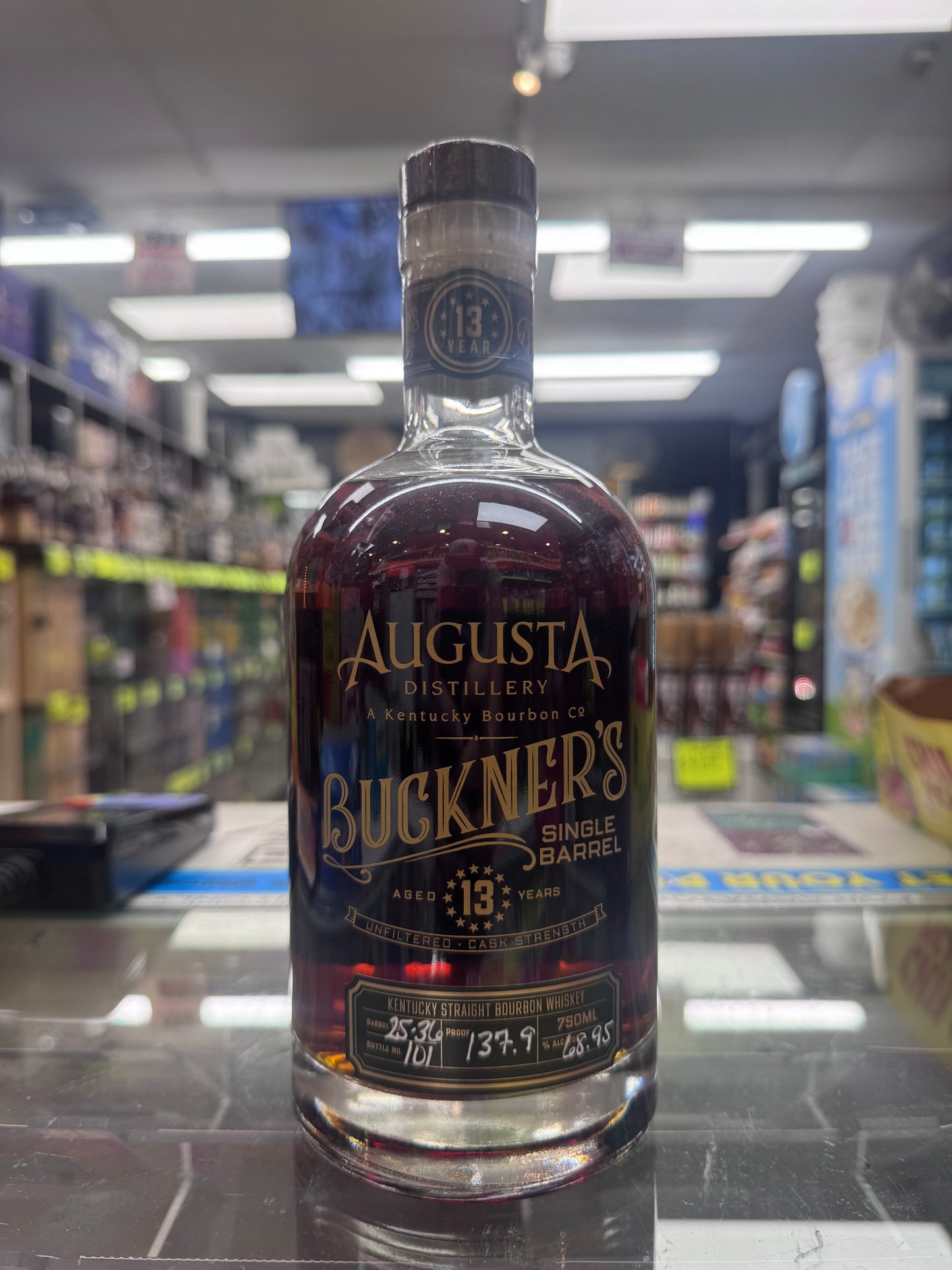 Augusta Distillery Buckner's Single Barrel 13 Year Kentucky Straight Bourbon Whiskey