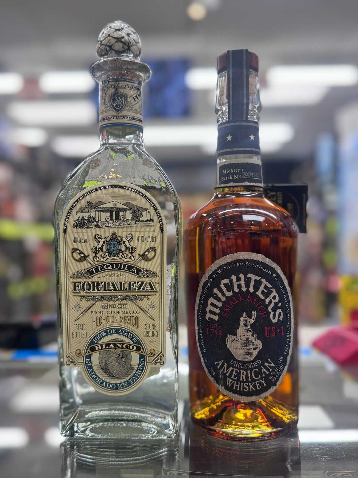 Fortaleza Blanco + Michter’s Unblended American Whiskey