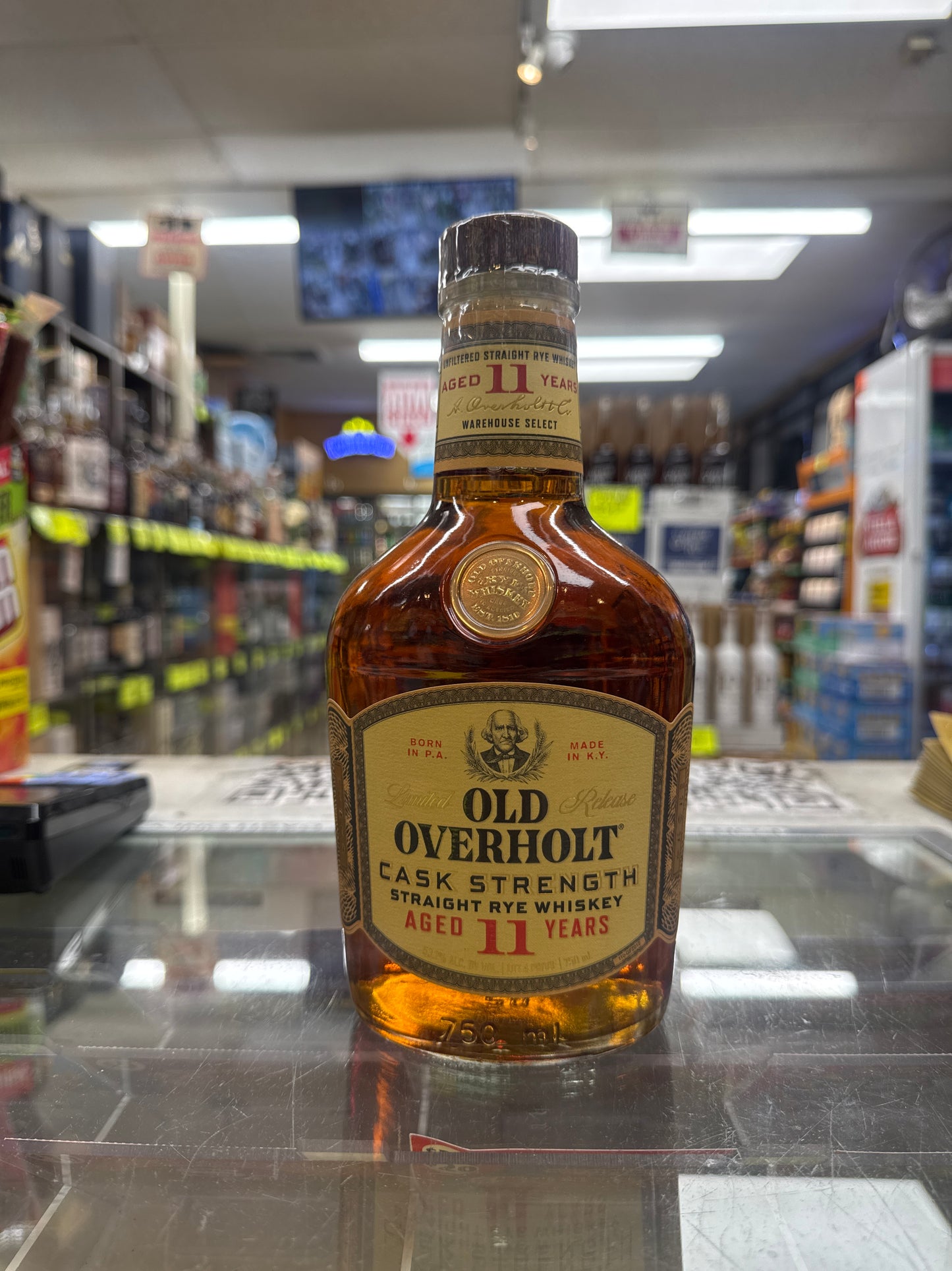 Old Overholt 11 Year Cask Strength Rye Whiskey