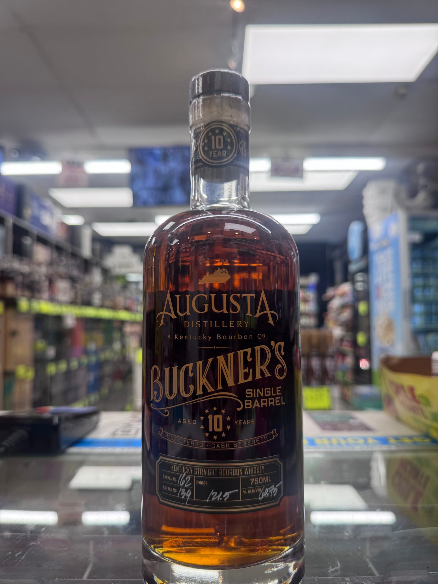 Augusta Distillery Buckner's Single Barrel 10 Year Kentucky Straight Bourbon Whiskey