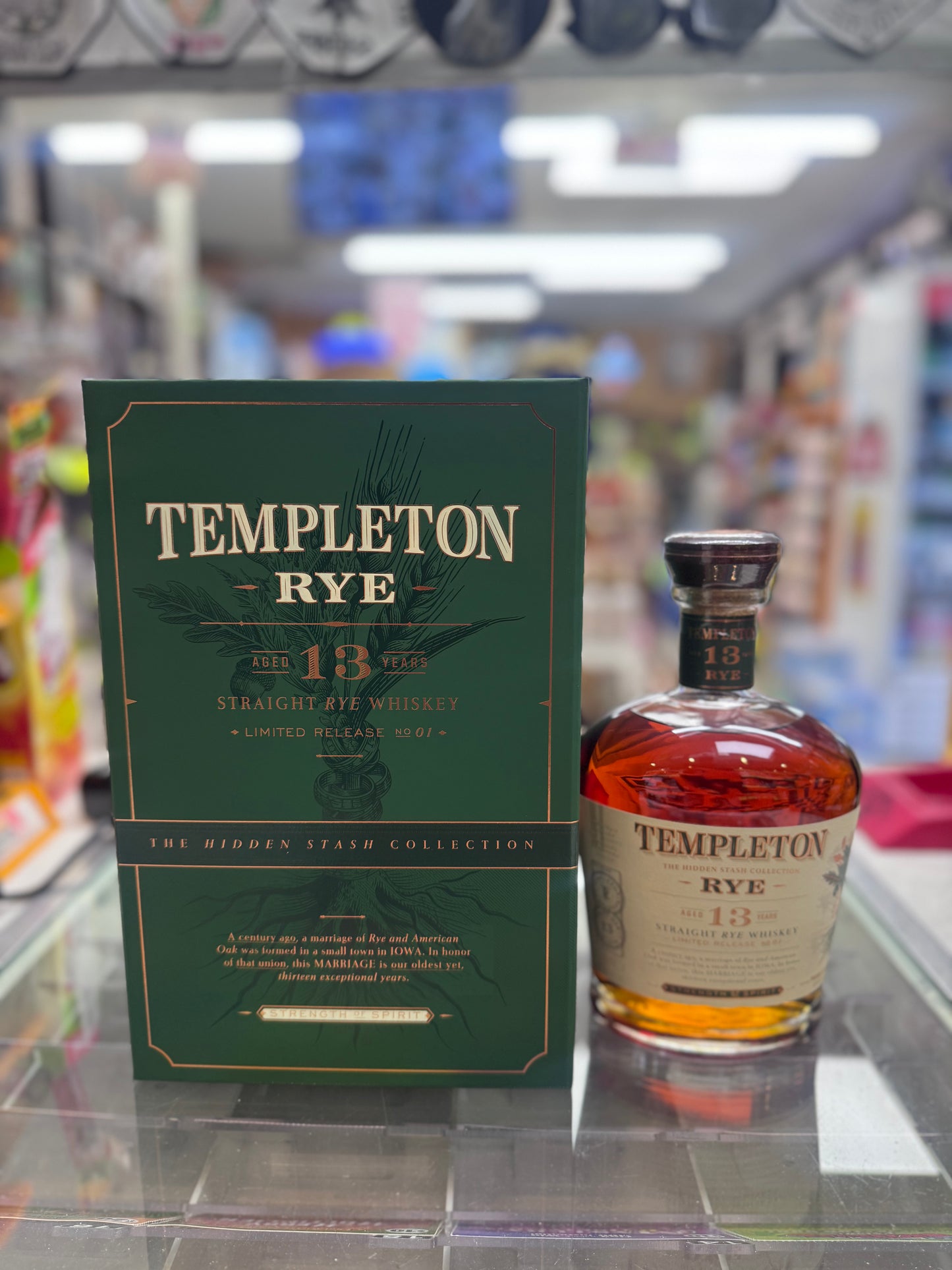 Templeton 13 Year Straight Rye Whiskey Limited Release No. 1