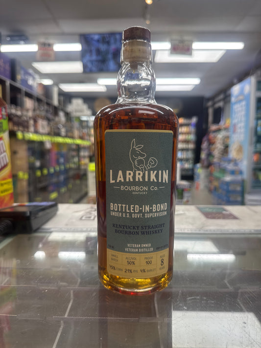 Larrikin 8 Year Bottled In Bond Bourbon 100 Proof