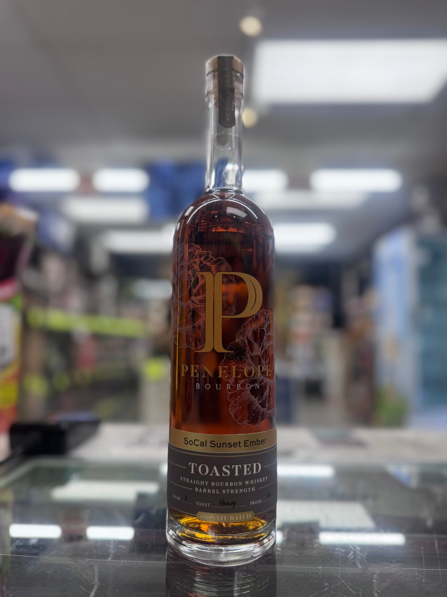 Penelope Single Barrel Toasted Bourbon 110 Proof “SoCal Sunset Ember”