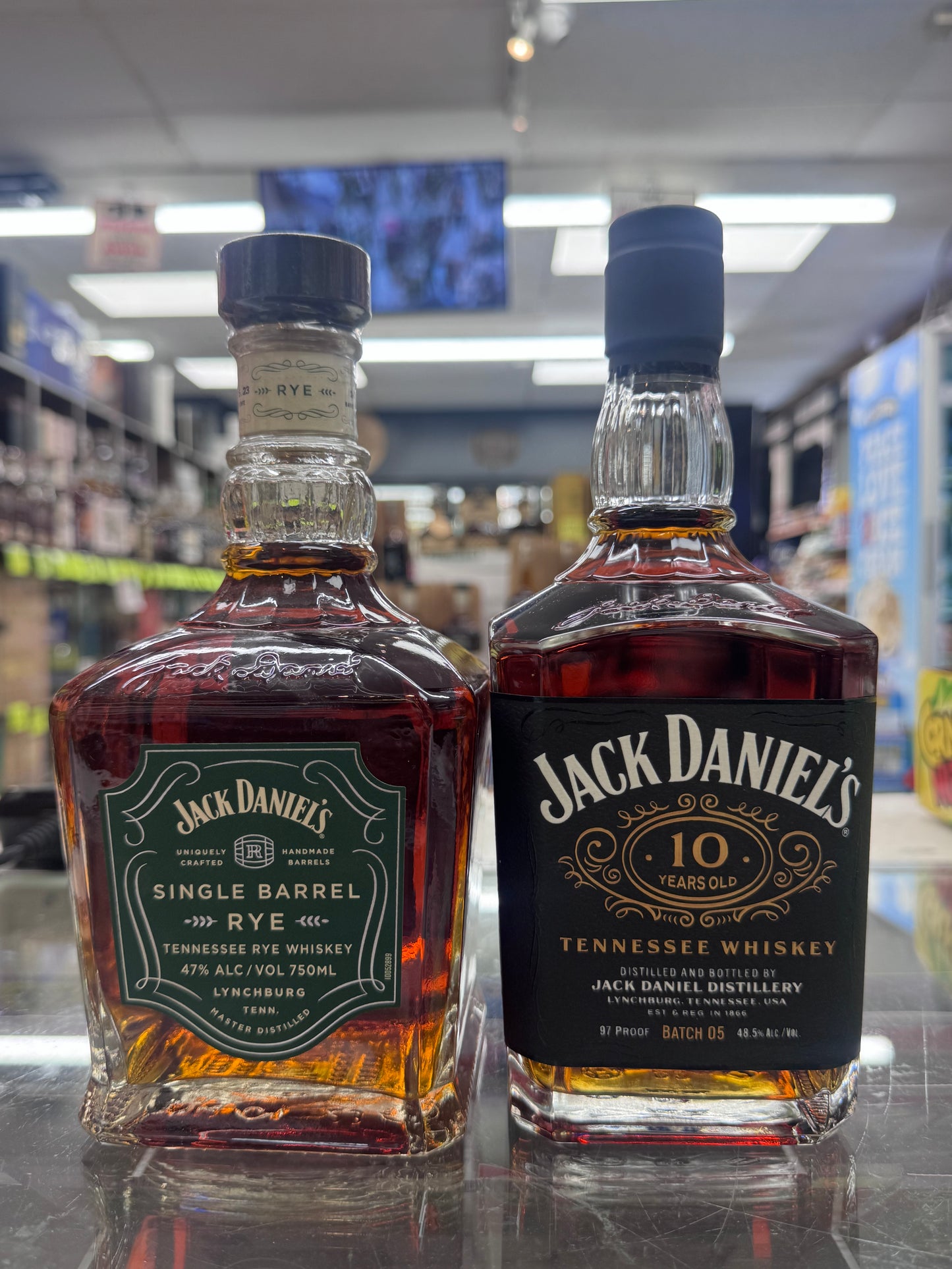 Jack Daniels 10 + Jack Daniels Single Barrel Rye