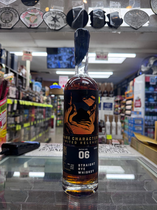 Rare Character Limited Release Straight Rye Whiskey Batch No. 6 (123.6 Proof)