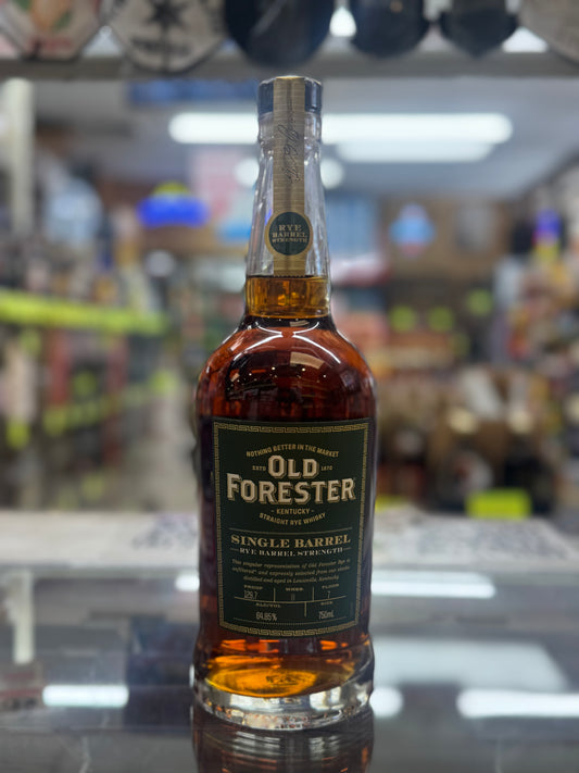 Old Forester Single Barrel Barrel Strength Rye 2025 129.7 Proof