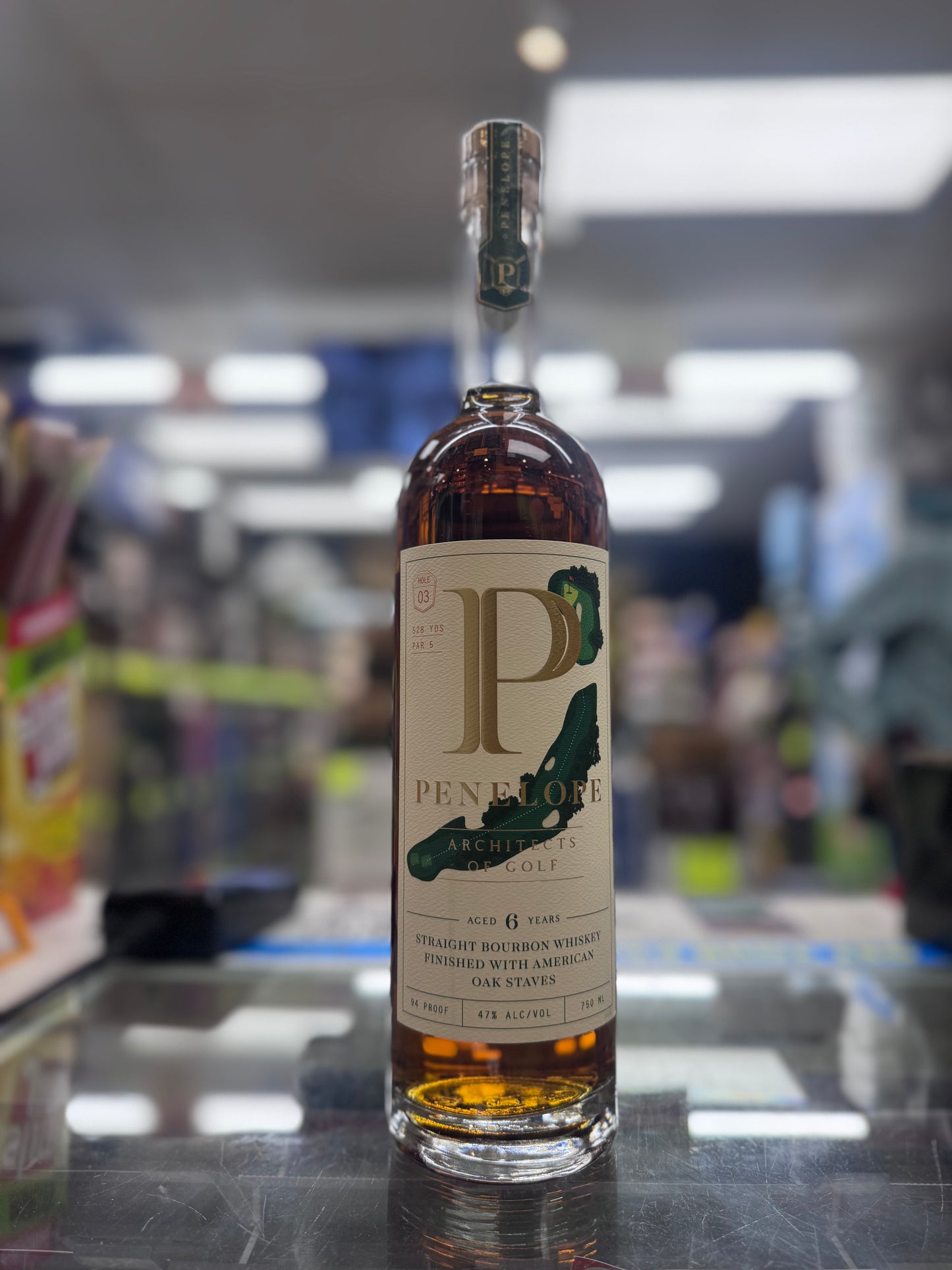 Penelope Architects of Golf Hole 03 - 6 Year Straight Bourbon Whiskey