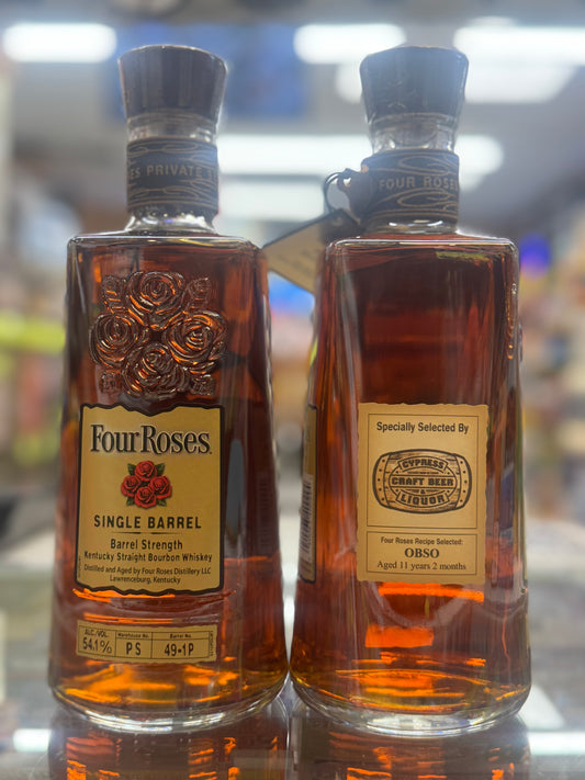 Four Roses Single Barrel Barrel Strength Bourbon OBSO 11 Year 2 Months Tier 1