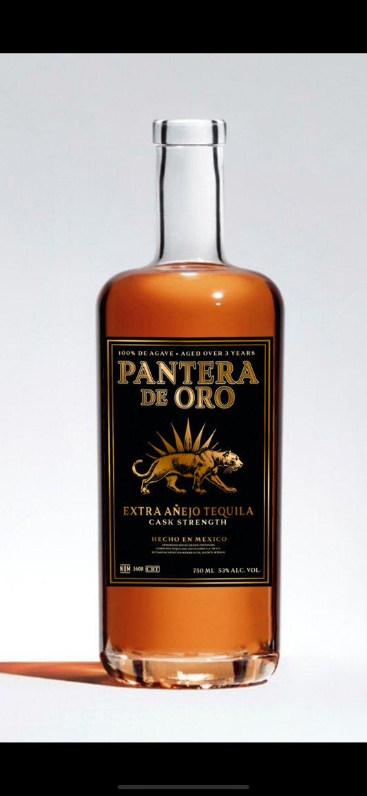 Pantera de Oro Extra Anejo Tequila 106 Proof