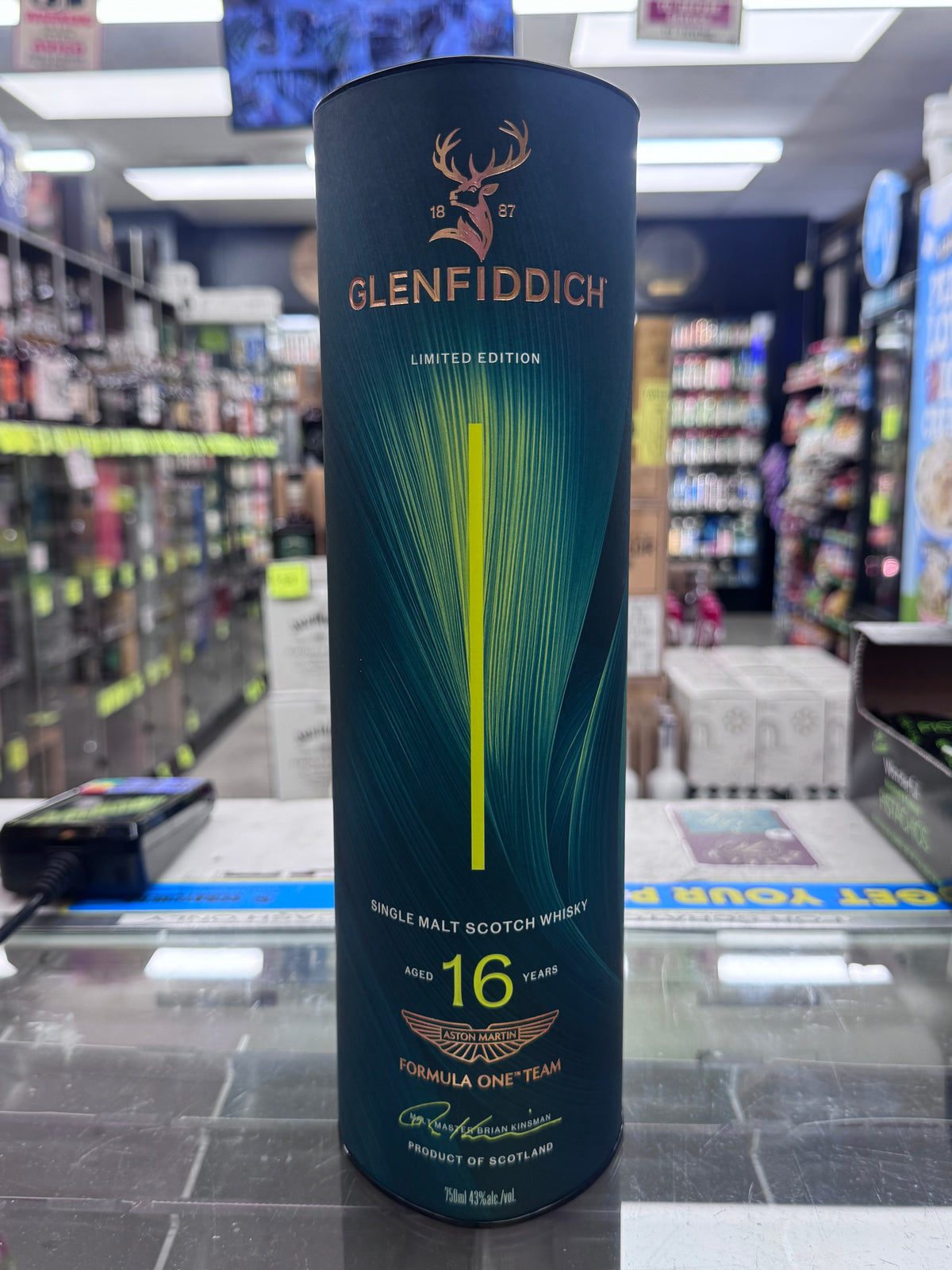 Glenfiddich 16 Year Aston Martin Formula One Team Limited Edition Single Malt Scotch Whisky 750ml