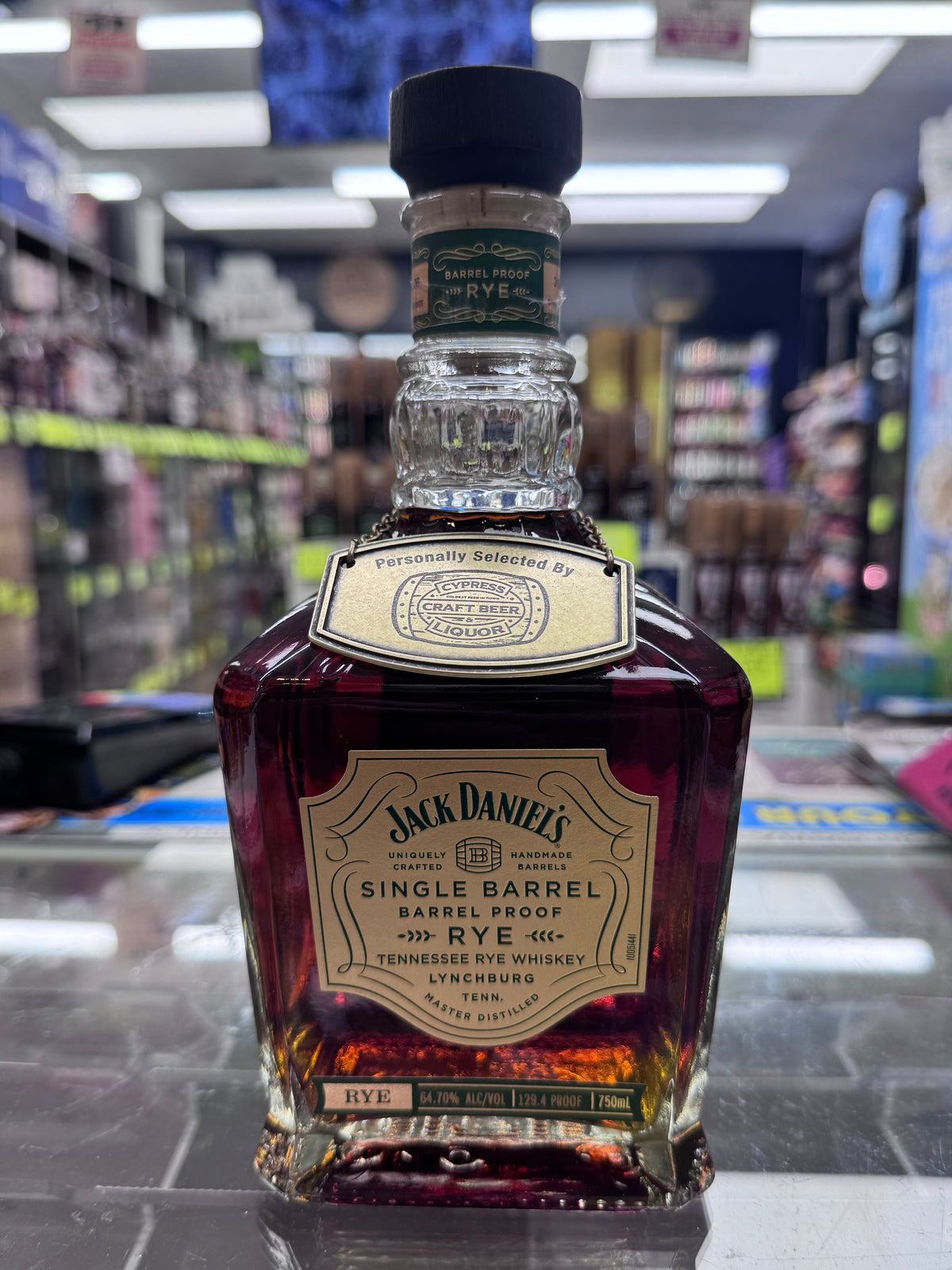 Jack Daniel's Single Barrel Barrel Proof Rye - "Jack Attack #7" (Cypress Craft Pick)