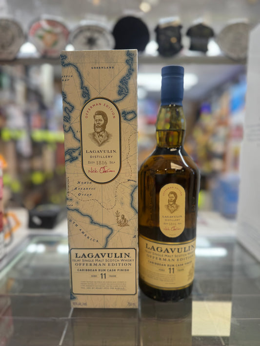 Lagavulin 11 Year Offerman Edition Caribbean Rum Cask Finish