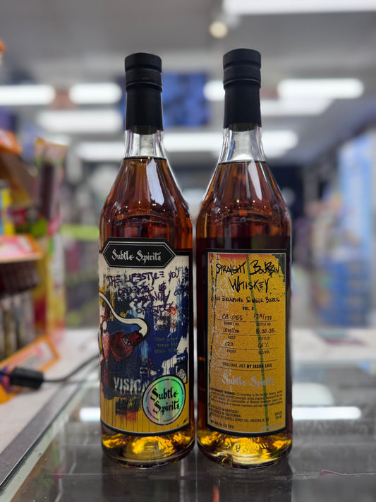 Subtle Spirits Single Barrel Kentucky Straight Bourbon Whiskey 10 Year 11 Month 122 Proof