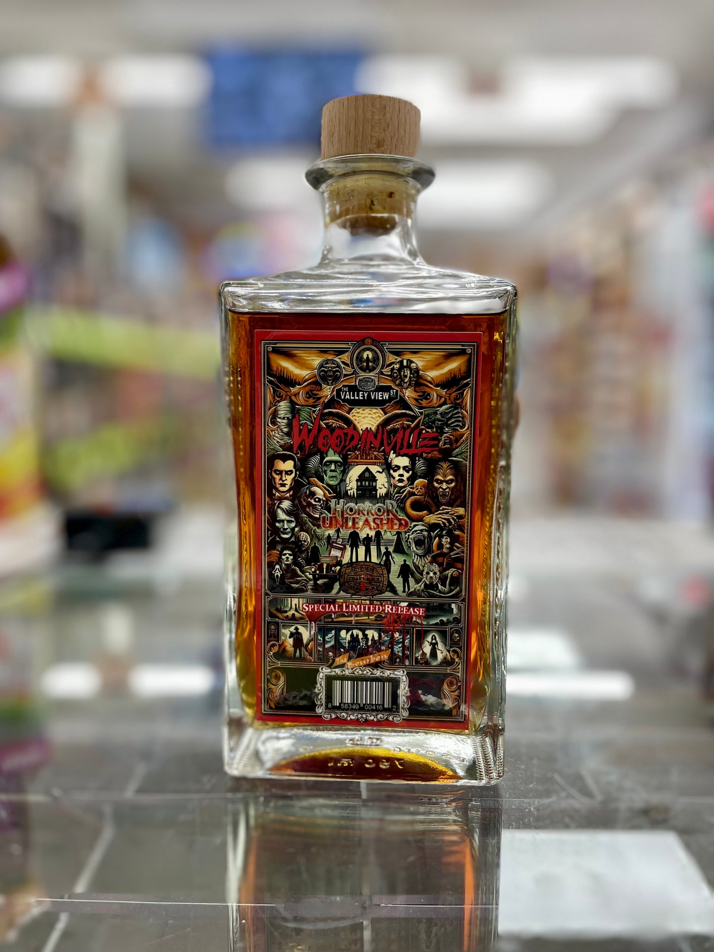 Woodinville Single Barrel Bourbon Whiskey 118.3 Proof “Horror Unleashed”