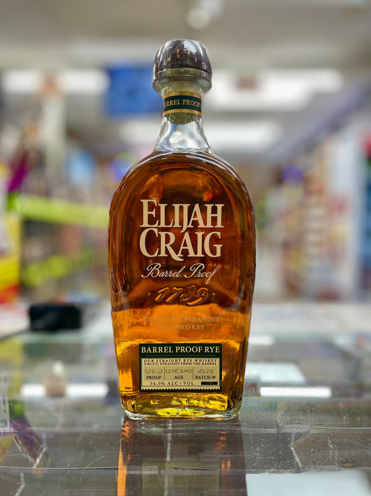 Elijah Craig Barrel Proof Rye Whiskey A925