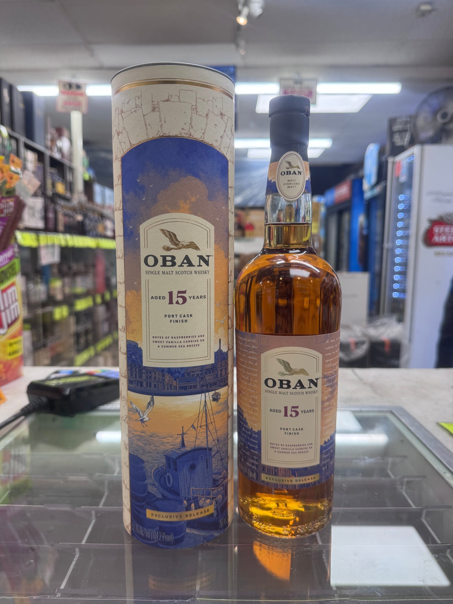 Oban 15 Year Single Malt Scotch Whiskey (Port Cask Finish)