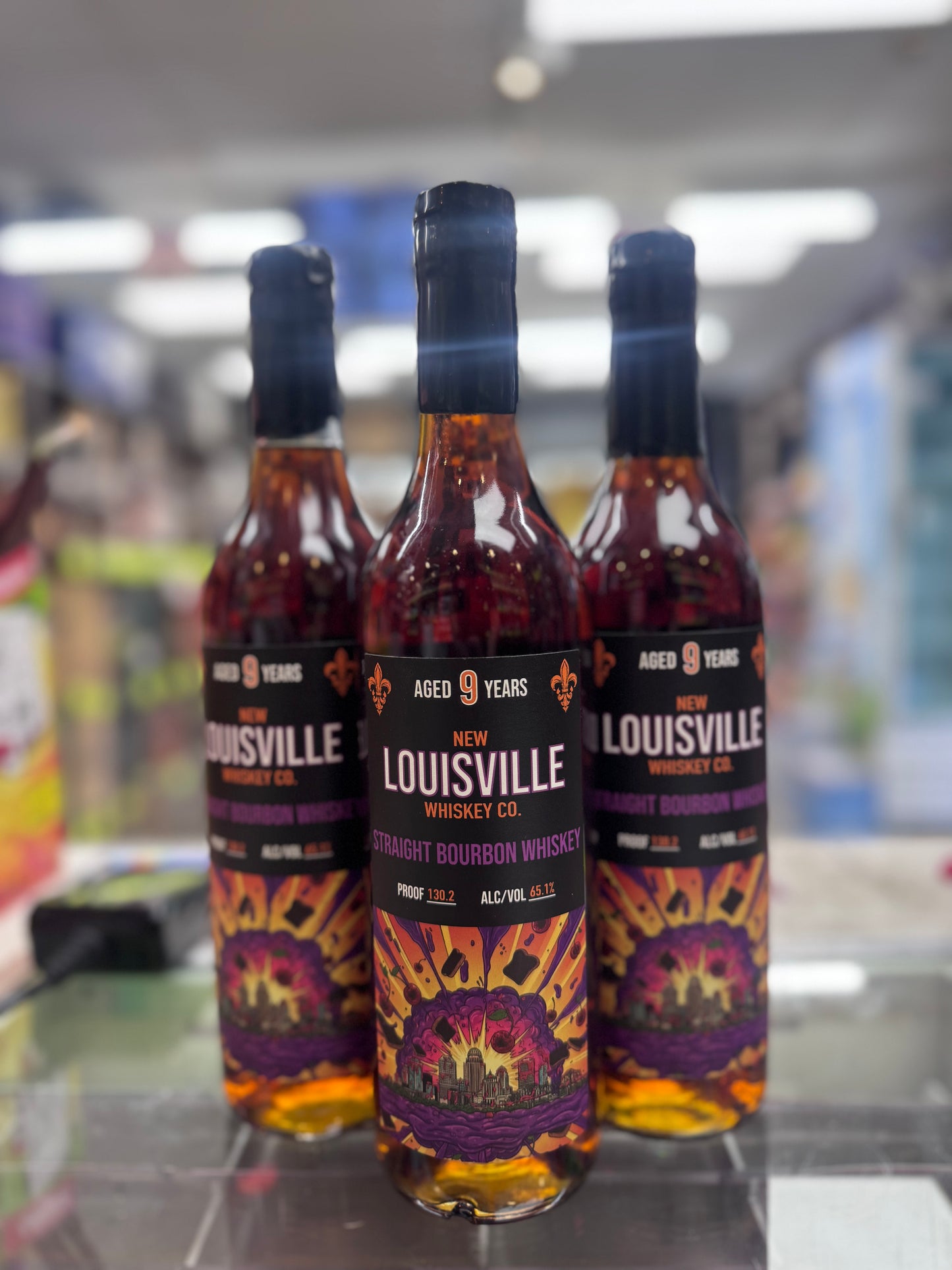 New Louisville 9 Year Bourbon Whiskey 130.2 Proof